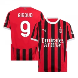 AC Milan Olivier Giroud #9 Fodboldtrøjer 2024-25 Hjemmebanetrøje Mænd
